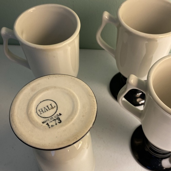 Vintage Hall 1273 Irish Coffee Pedestal Mug - Picture 5 of 7